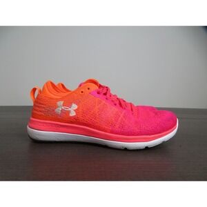 Under Armour Threadborne Fortis Shoes Womens 9 Pink Running Sneaker 1295768-600
